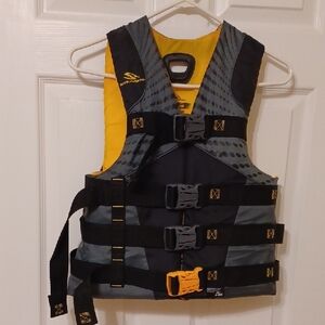 Men's Life Vest - Black and Yellow